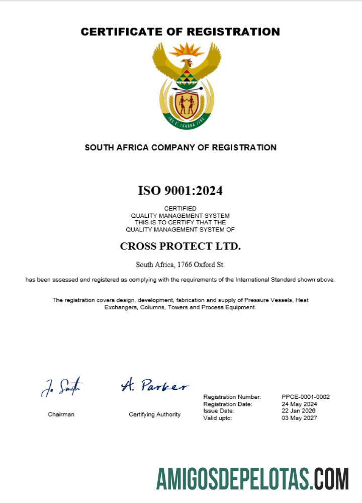 Certificado de registro comercial da África do Sul para download, modelo Word e PDF